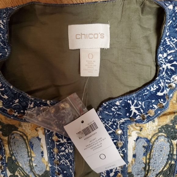 NWT Chico jacket- size 0(XS) - Picture 3 of 7